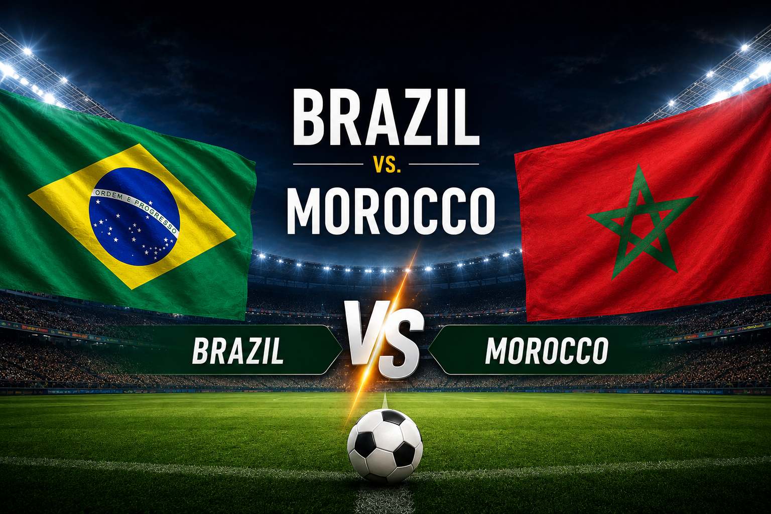 Brazil vs. Morocco Live Stream